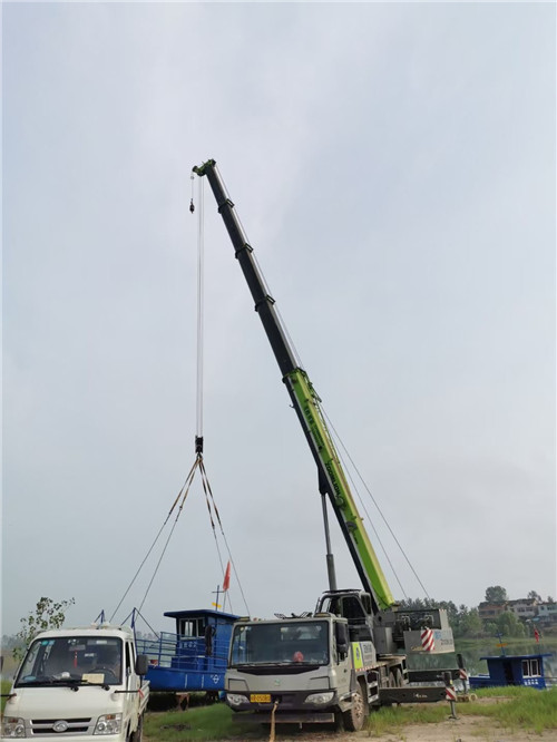 兰州市桥梁建设吊装案例